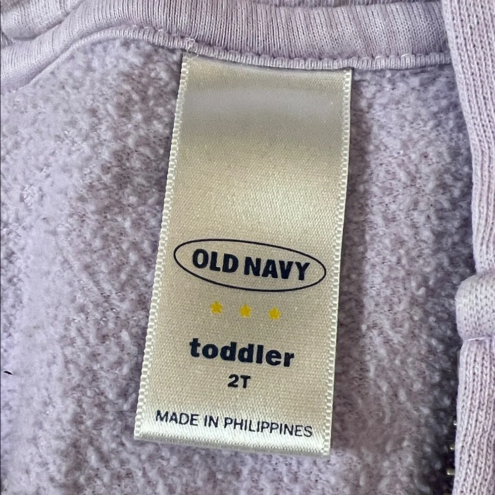 Old Navy Kids Light Purple Zip-Up Hoodie & Pants